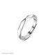 Pt950 platinum ring for male and female couples, niche plain ring, birthday gift for girlfriend, Valentine's Day gift, single male ring - light luxury style