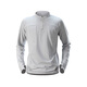 Alen Botun fitness quick-drying long-sleeved men's training clothing running half-zip top football cycling jersey stand-up collar t-shirt cloud gray quick-drying breathable half-zip + finger cot design 2XL