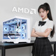 AMD 24-period interest-free Ryzen R7 7800X3D host/RTX5060TI/5070TI/5080/5060 graphics card desktop host computer complete sea view room assembly machine Package 7 7800X3D+1TB+16G cardless host