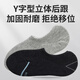 A Fish Wang Baoqiang Boat Socks Summer Thin Non-falling Non-slip Summer Shallow Mouth Invisible Men's Socks One Size