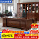 Shenglang boss desk desk leader office workbench supervisor manager desk executive desk 1.8 meters including cabinet