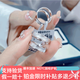 Kaibaolou Love is Endless PT950 Platinum Couple Ring Men and Women Wedding Platinum Pair Ring Wedding Ring for Girlfriend No. 10 4g