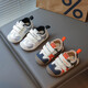 Ginoble baby toddler shoes 2025 spring and autumn casual shoes boys sports shoes girls soft sole shoes infant sneakers silver upgraded model more wear-resistant and more comfortable cut 16 shoes inner length 12.5 cm