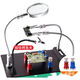 Yusenyi universal pcb circuit board welding fixture mobile phone repair soldering station electric soldering iron solder auxiliary fixing bracket tool The main picture model is equipped with a universal arm and three claws for more stability - with magnetic column