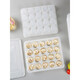Du Zhunyusheng small wonton packaging box wonton stewed chaotic steamed buns ice glutinous rice balls octopus balls take-out box special 1520 grid transparent 12 grid wonton box with lid 600 sets