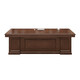 All solid wood boss desk desk Chinese style simple boss desk office chairman and president desk and chair combination 1.6 meters single table without side cabinets all solid wood