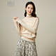 Late White New Product 2025 Winter Wool Fashion Simple Casual Warm Sweater Temperament Turtleneck Sweater Women Beige M