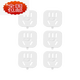 Bull (BULL) socket protective cover children's anti-shock plug safety plug switch plug hole power supply cover baby socket protective cover socket protective cover_three holes (6 pieces)