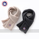 SCOTT GOOSE autumn and winter new cashmere scarf for men and women, neck gaiter, simple short style, warm, comfortable, fashionable and trendy winter product, beige color