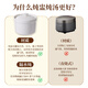 Baijie stew pot with lid ceramic bowl soup bowl water-proof stew pot liner steamed egg porridge bird's nest cup jar tableware medium size 400ml