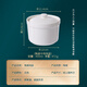 Baijie stew pot with lid ceramic bowl soup bowl water-proof stew pot liner steamed egg porridge bird's nest cup jar tableware medium size 400ml