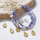 Sailotou New Chinese Tanzanite Faceted Round Beads Multi-layered Bracelet Second-hand Niche Millet Beads Bracelet Colored Gemstones Adjustable Women's Bracelet