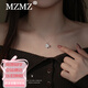 MZMZ clover platinum necklace for women PT950 platinum gift for girlfriend and wife Chinese Valentine's Day birthday gift clover necklace