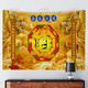 He Jiagong Tai Chi Bagua Hanging Preacher Decoration Background Cloth Wall Tapestry Health Care Tea Ceremony Tapestry Hanging Paintings Can be customized 15868 1.5 meters wide * 1.3 meters high (send installation package)