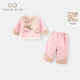 Fanlie VOONLIE Girls Suit Autumn Clothes Children's Chinese Style Festive Sweet Baby One-Year-Old Dress Catch Week New Year's Eve Clothes