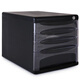 Deli Desktop Type File Cabinet с шкафом файла настольного стола с ручным управлением с блокировкой с индексной меткой четырехслойной ящик A4. Deli 9794 Четырехслойный файловый шкаф с информацией о блокировке (черный) 1 A4 ящик для рабочего стола Производители.