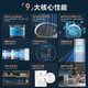 Midea Xingche Air Care Machine Decomposition-type air purifier removes formaldehyde, odor, haze, smoke, and sterilizes cat hair. Medical-grade household disinfection machine. Ion purifier. New formaldehyde dual digital display RX600 ProH.
