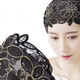 Covering white hair, wide-brimmed lace embroidered headband, mesh headband, covering scars, hairpins, headbands, fashionable headbands, 1 champagne