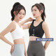Li Ning sports underwear for women yoga fitness bra medium and high intensity support quick dry breathable vest running classic black [I-shaped beautiful back high support] L - 80ABC cup recommended

