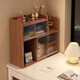 Desktop bookshelf storage rack desk storage cabinet office workstation side counter top storage cabinet bay window small cabinet new customer benefits retractable warm white