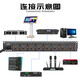 Power sequencer professional grade socket power manager short circuit protection 8-way 8+2 home stage conference school broadcast room project 8+2 power sequencer
