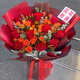 Lingxiang Flower Express delivers 11 rose bouquets to express love to girlfriend and wife as birthday gifts nationwide. 11 red rose bouquets for a lifetime.