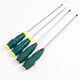 Bingyu BJ-179 Knock-through screwdriver rubber-coated screwdriver, extended slotted magnetic screwdriver 8*300mm 2 pieces