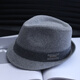 Lee dprre hat men's autumn and winter British jazz hat young and middle-aged men's retro hat casual gentleman outdoor hat trend light gray regular M (56-58cm) adjustable