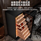 Kelong 608C cigar cabinet, constant temperature and humidity, water ion ammonia removal, smart WiFi, IoT control, air-cooled cedar wood liner shelf, alcohol feeding, water circulation compressor, refrigeration cigar cabinet, rose gold 3-wake cigar box culture + cedar wood liner shelf + purified ammonia + WiFi