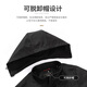 Flying in the snow men's jacket autumn and winter warm plus velvet lining removable hood casual jacket men's black 180