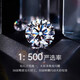 Ji Sifan's light luxury platinum ring, women's single ring, fashionable jewelry, proposal and confession, high-end birthday gift for wife and girlfriend, Möbius diamond ring, 16 real diamonds, platinum, live design, custom engraving
