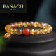 Banachgavan citrine bracelet for women simple Buddha beads south red bracelet citrine beads 10mm