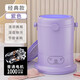 German blue light mite removal mini washing machine, portable special sock washing machine, small baby washing machine, exported to Germany - classic model, purple, knot cleaning -