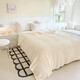 Light luxury rabbit down blanket, universal sofa cover for all seasons, office nap blanket, multi-functional functional blanket, bedding, white (active style) 100*150cm single blanket