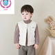 Brudin vest autumn and winter baby down children's vest lightweight autumn and winter infant inner vest boys and girls warm white 66 cm