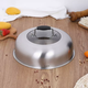 Yusenyi steamer pot lid high lid household stainless steel heightening and thickening universal 32cm27CM26CM28 wok glass lid 22.6CM outer diameter steamer lid Please consult customer service for size when placing an order