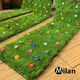 Imitation lawn, fake green plants with flowers, partitions, plant walls, plastic decorations, green turf mats, carpets, landscaping furnishings, window sills, 40 cm wide