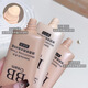 Boquanya Flawless BB Cream Concealer and Repair Foundation Air Cushion BB Cream Moisturizing Natural Nude Makeup Gouache Cream 03# Natural Color