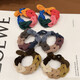 Korean version of high-looking hand-woven rubber band bow hair tie with high elasticity for ponytail without hurting the hair, mixed color 2 pieces