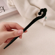 Nianfu wood hairpin, new Chinese style Qixi Festival hairpin, lily of the valley step, tassel hairpin, Mid-Autumn Festival gift for girls, Yunge Yushui gift box