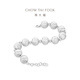 Chow Tai Fook G&W Series Ball Beads PT950 Platinum Bracelet PT164096 16.25cm