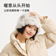 Hotwind (Hotwind) shopping mall same style women's plush hat women's winter new color stitching warm face-showing small hat 24 colors F