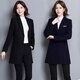Bank hotel front desk reception property sales department jewelry store professional attire woolen coat work clothes jacket for women winter high quality coat with white men's long-sleeved shirt M