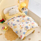 Class A baby quilt winter children kindergarten winter quilt thickened warm milk velvet quilt cover quilt core autumn and winter removable and washable space astronaut 100*120cm single quilt cover