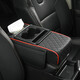 New car armrest box pad heightening pad car tissue box storage bag water cup holder multi-function armrest box 1177A black