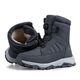 Shantou Lincun Winterreisen Anti-Rutsch-warme Paar Schneestiefel Verdickter Samt Anti-Rutsch-Damen Große Baumwollschuhe Outdoor-Ski-Herrenschuhe-Blau_Dicker Samt 36_Standardgröße