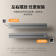 32A movable extra long track socket 60cm80 100 120cm household extended sliding rail socket gray 60CM track + 3 five-hole adapters