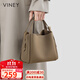 Viney bag women's bag cowhide bucket bag light luxury crossbody handheld shoulder bag birthday gift brand for girlfriend and wife