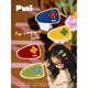 PUUI Original and Cute 2025 New Pop Geography Series Girls Side Clip Hairpins and Hairpins Thingvellir Sunset