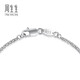 Chow Sang Sang Pt950 Hua Tsai platinum bracelet for women 49733B priced 17 cm